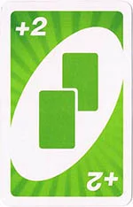 +2 card in Uno