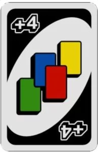 +4 card in Uno