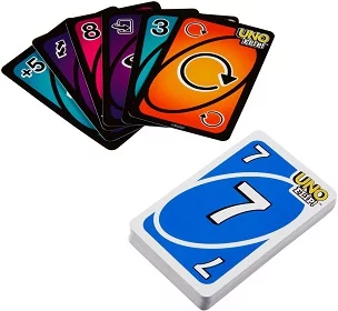 Black side of the Uno Flip Cards