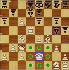 The king's movement